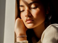 3ct Lab-Grown Diamond Tennis Bracelet, 14K Yellow Gold video